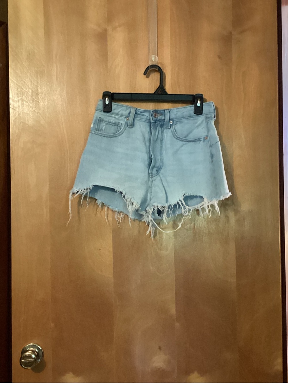 wild fable Light Blue Distressed Denim Shorts